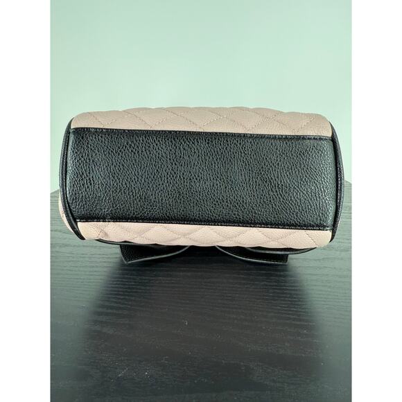 Betsey Johnson Quilted Mini Top Handle Handbag with Bow in Pink - Picture 10 of 13